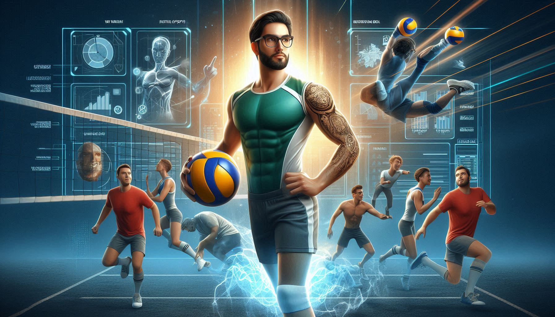 Create a dream team in volleyball fantasy!